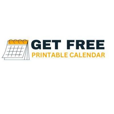 Get Free  Printable Calendar