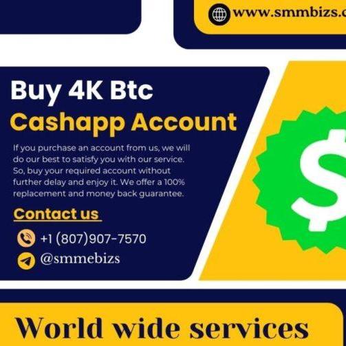   Buy 4K Btc  Cashapp Account