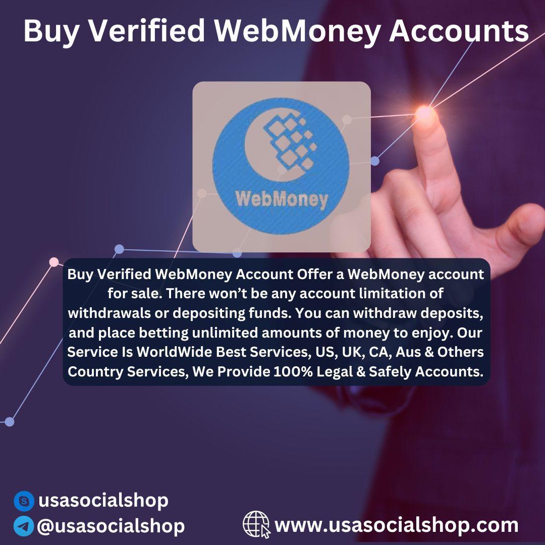 Buy Verified  WebMoney Accounts