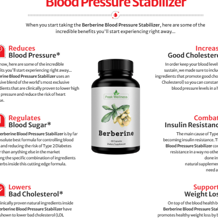 Peak Berberine