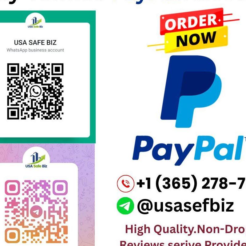 Buy Verified PayPal Account Usasafebiz