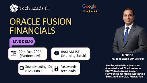 Unlock Your Finance Career with the Oracle Fusion Financials Live Demo